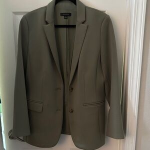 Ann Taylor Green Blazer Modern Cut